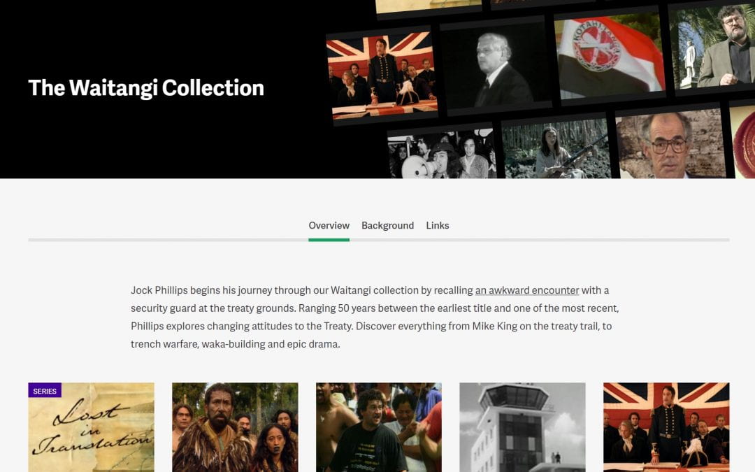 NZ On Screen: The Waitangi Collection